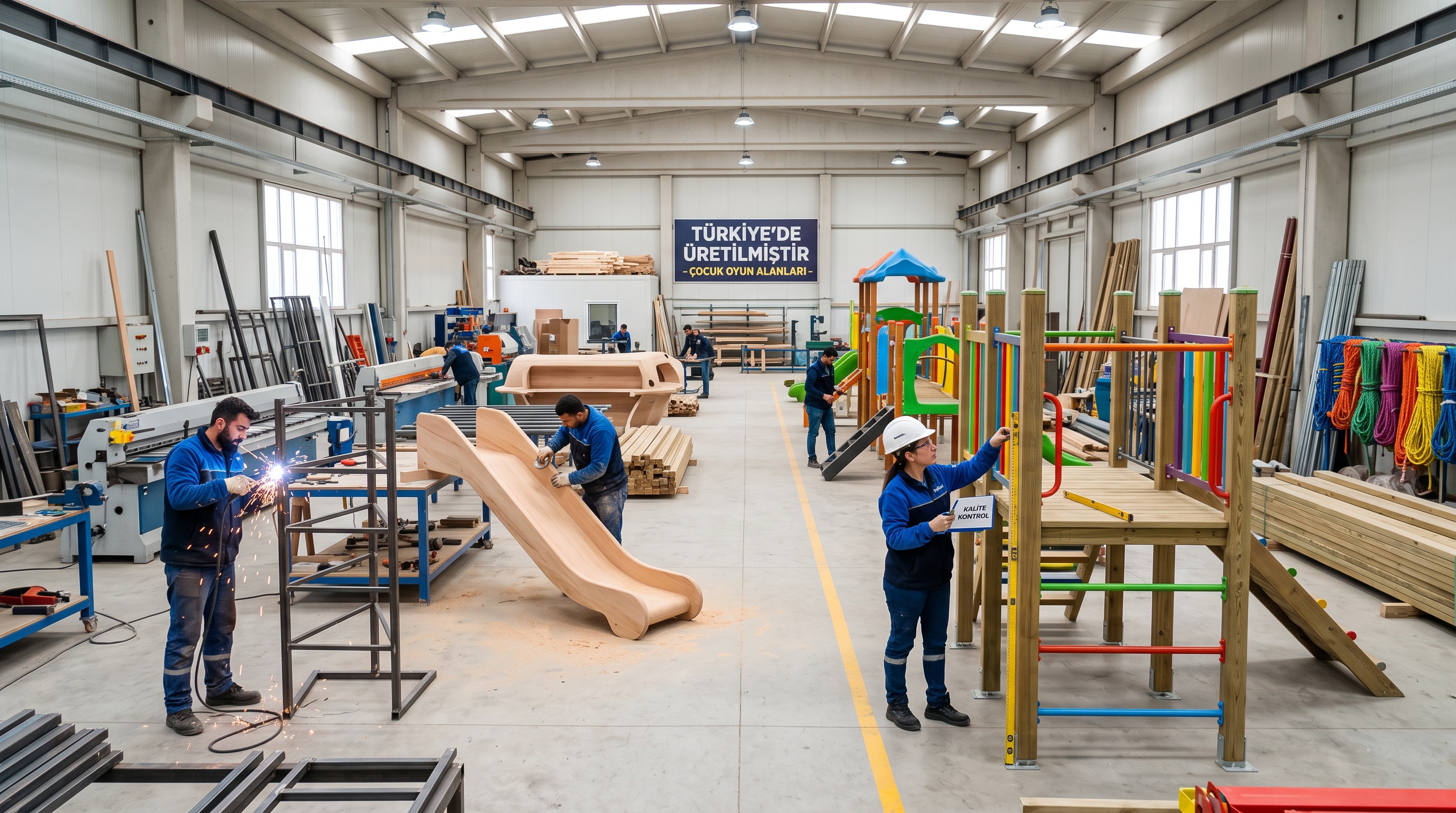 PlayLand Turkey manufacturing workshop